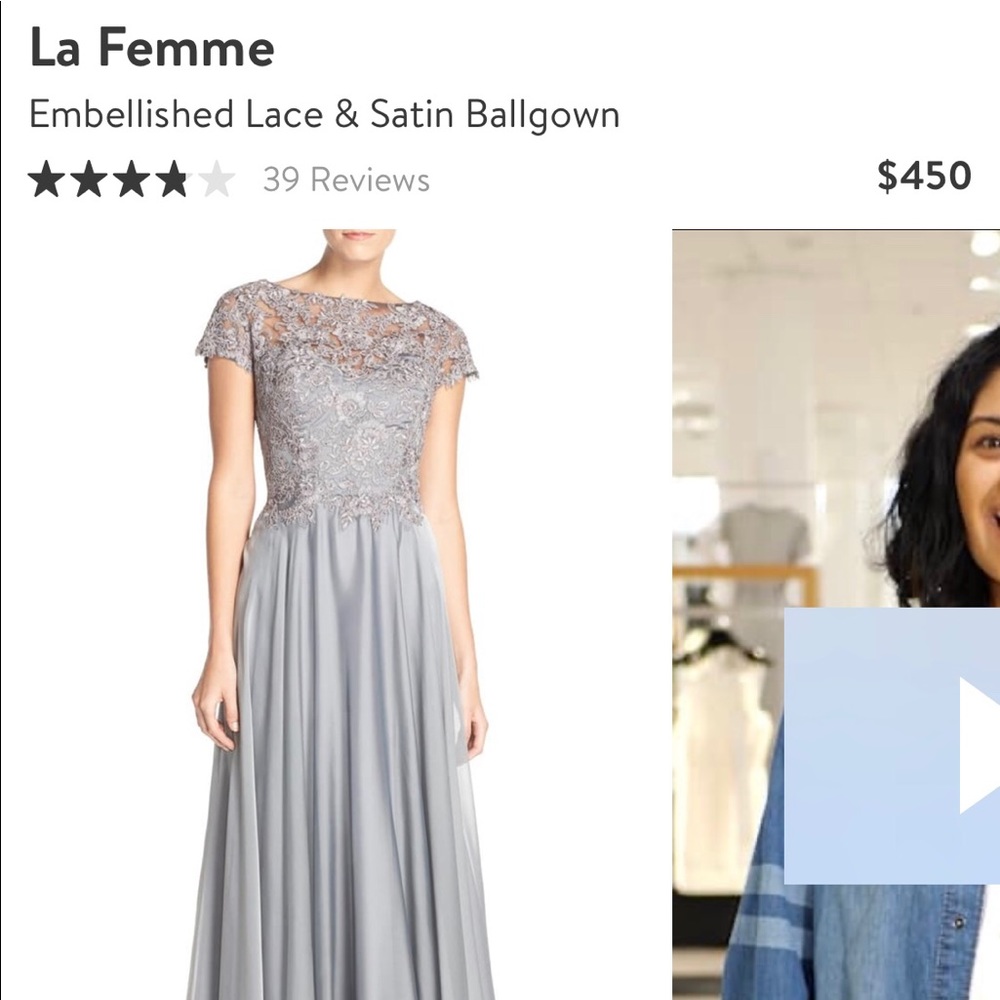 La Femme Dress -Formal / Bridesmaid